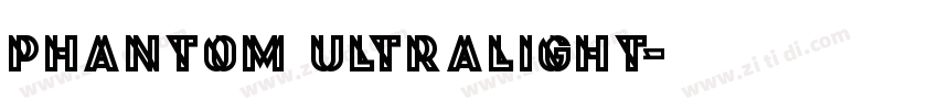 phantom ultralight字体转换